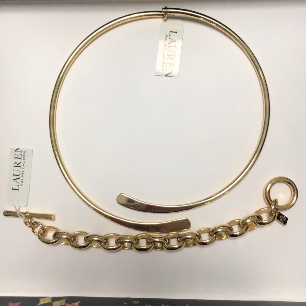 Ralph Lauren hinged chocker necklace